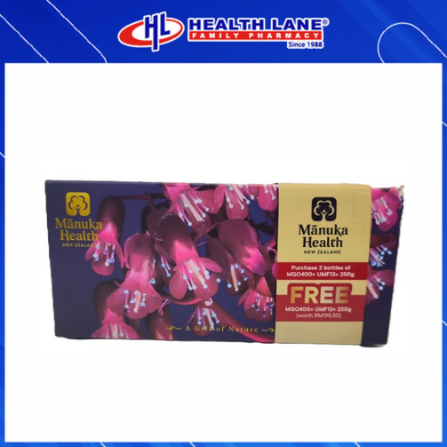 MANUKA HEALTH MANUKA HOENY MGO 400+ 250G X 3 (B2F1) 